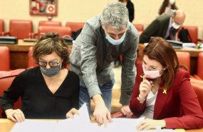 ep archivo   i d la diputada de erc en el congreso montserrat bassa el diputado de eh bildu oskar