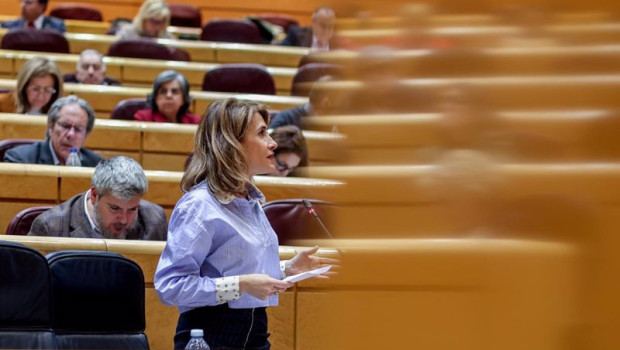 ep archivo   la ministra de transportes movilidad y agenda urbana raquel sanchez durante una sesion