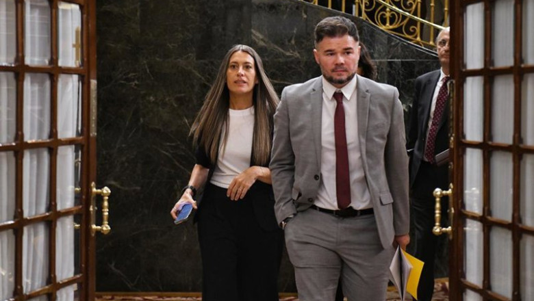 Archivo - Los portavoces de ERC y Junts en el Congreso, Gabriel Rufián y Miriam Nogueras | Fernando Sánchez - Europa Press - Archivo ep archivo los portavoces de erc y junts en el congreso gabriel rufian y miriam nogueras