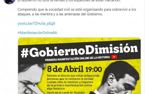ep captura del tweet del presidente de vox santiago abascal