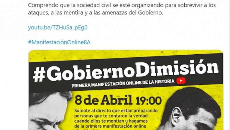 Captura del tweet del presidente de Vox, Santiago Abascal | TWITTER @SANTI_ABASCAL ep captura del tweet del presidente de vox santiago abascal