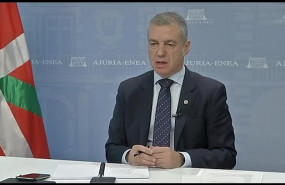 ep el lehendakari inigo urkullu en una comparecencia de prensa