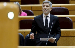 ep el ministro del interior fernando grande-marlaska durante su intervencion en la sesion de control