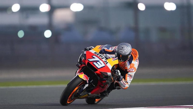 ep el piloto espanol de motogp alex marquez durante los test de losail