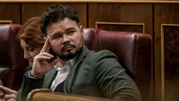 ep el portavoz de erc en el congreso de los diputados gabriel rufian durante la primera sesion