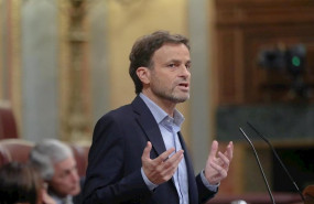 ep el portavoz parlamentario de en comu podem jaume asens hablando en la tribuna del congreso