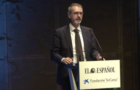 ep el presidente de indra marc murtra durante su intervencion en un evento sobre sostenibilidad