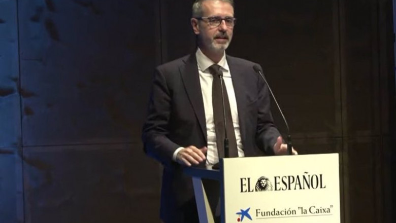 ep el presidente de indra marc murtra durante su intervencion en un evento sobre sostenibilidad