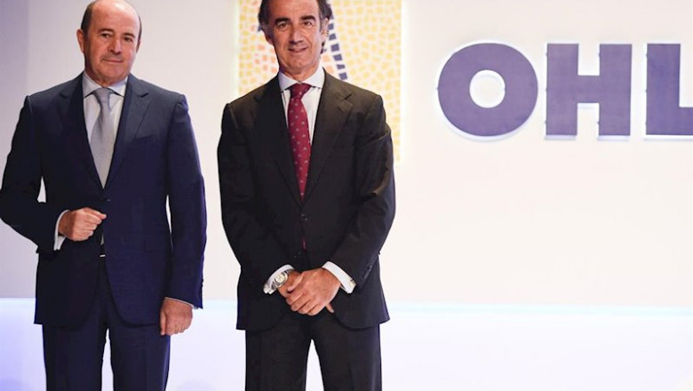 El presidente de OHL, Juan Villar-Mir, y el consejero delegado, Juan Antonio Fernández Gallar | OHL - Archivo ep el presidente de ohl juan villar-mir y el consejero delegado juan antonio fernandez gallar
