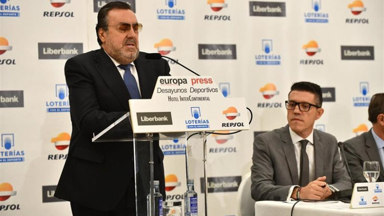 El presidente del Comité Paralímpico Español, Miguel Carballeda, durante los Desayunos Deportivos de Europa Press | EUROPA PRESS ep el presidente del comite paralimpico espanol miguel carballeda durante los desayunos deportivos