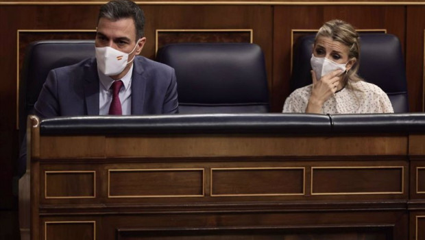 ep el presidente del gobierno pedro sanchez y la vicepresidenta segunda del gobierno y ministra de