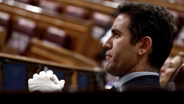 ep el secretario general del pp teodoro garcia egea en el pleno del congreso madrid espana a 18 de