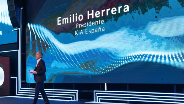 ep emilio herrera presidente y consejero delegado de kia iberia durante una presentacion ep emilio herrera presidente y consejero delegado de kia iberia durante una presentacion