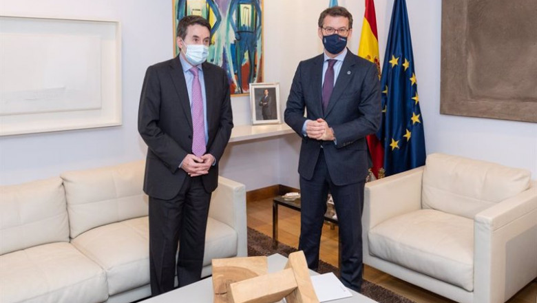 Feijóo se reúne con el consejero delegado de Repsol. | Xunta de Galicia ep feijoo se reune con el consejero delegado de repsol