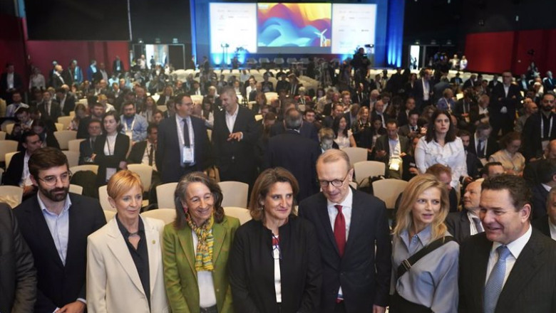 ep foto institucional momentos antes de la inauguracion de windeurope2024 en el bec de barakaldo ep foto institucional momentos antes de la inauguracion de windeurope2024 en el bec de barakaldo