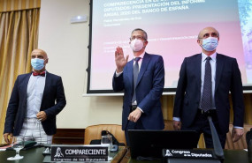 ep i d el vicepresidente primero de la mesa antonio hurtado el gobernador del banco de espana pablo