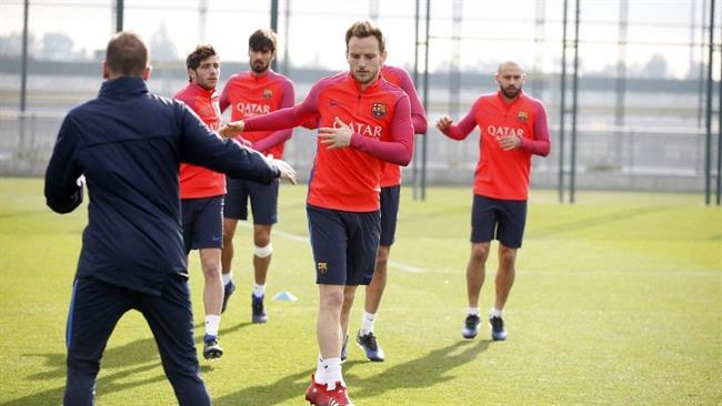 Ivan Rakitic Barcelona entrenamiento | MIGUEL RUIZ/FCB ep ivan rakitic barcelona entrenamiento