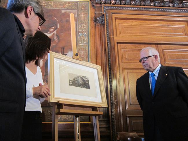 La Diputación de Zaragoza ha presentado hoy un nuevo grabado inédito de Goya | EUROPA PRESS ep la diputacionzaragozapresentado hoynuevo grabado ineditogoya