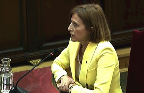 ep la expresidenta del parlament de catalunya carme forcadell durante su intervencion ante el