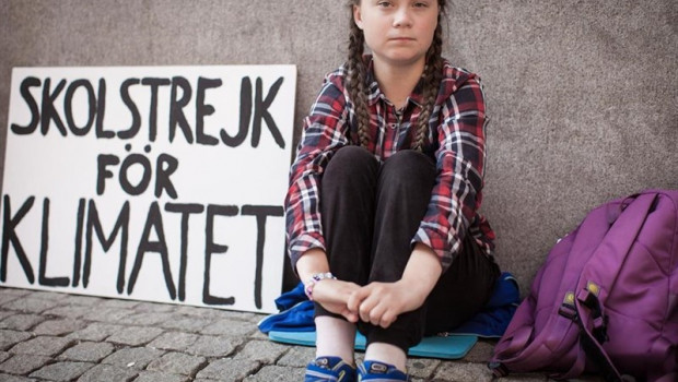 ep la joven activista sueca greta thunberg en huelgacambio climatico