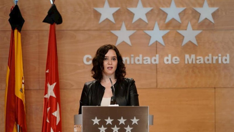 ep la presidenta de la comunidad de madrid isabel diaz ayuso comparece en rueda de prensa archivo ep la presidenta de la comunidad de madrid isabel diaz ayuso comparece en rueda de prensa archivo