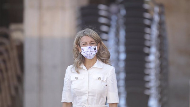 ep la vicepresidenta segunda y ministra de trabajo y economia social yolanda diaz a su llegada a la ep la vicepresidenta segunda y ministra de trabajo y economia social yolanda diaz a su llegada a la