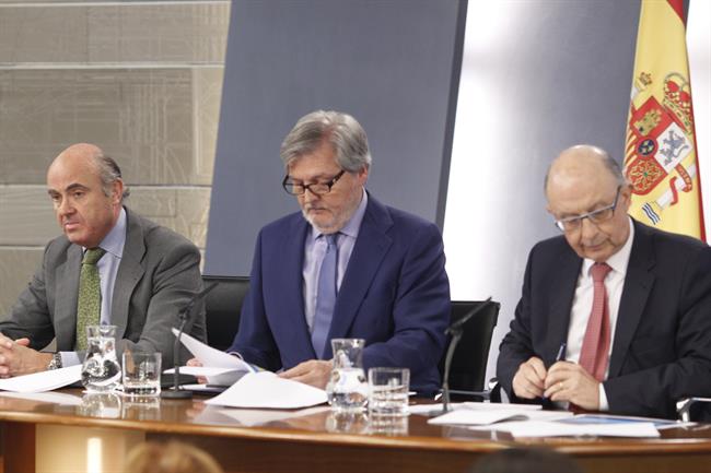 Luis de Guindos, Iñigo Méndez de Vigo y Cristóbal Montoro | EUROPA PRESS ep luisguindos inigo mendezvigocristobal montoro