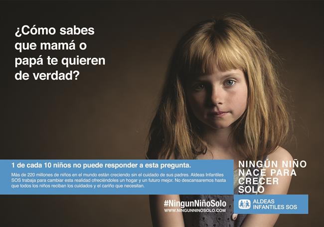 'Ningún Niño Nace Para Crecer Solo', Campaña De Aldeas Infantiles Por El Día Del | ALDEAS INFANTILES ep ningun nino nacecrecer solo campanaaldeas infantilesdia del