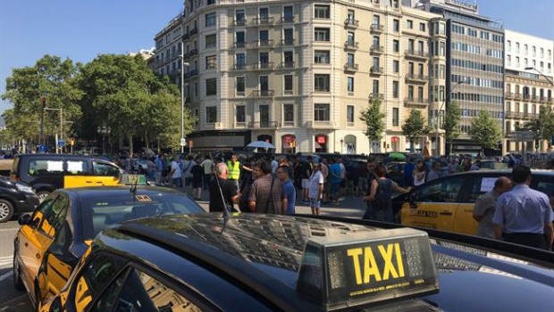 ep taxistas ocupangran viabarcelonareclamarratio 130