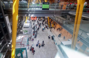ep vista de una de las instalaciones del aeropuerto adolfo suarez madrid barajas con motivo de la