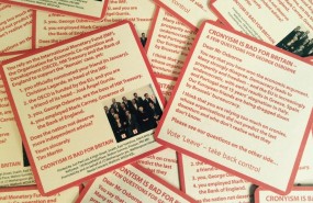 JD Wetherspoon beer mat brexit JD Wetherspoon beer mat brexit