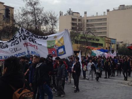 marcha estudiantes chile