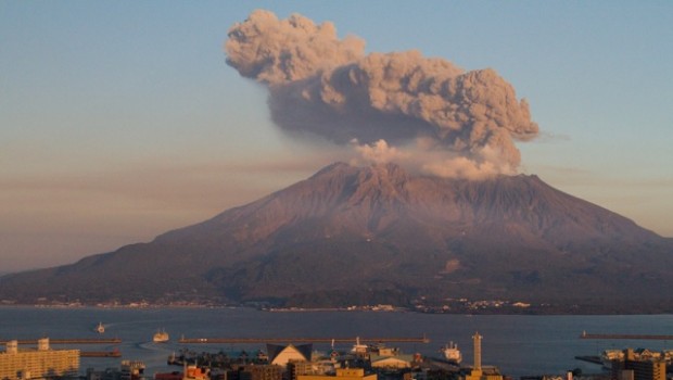 sakurajima japon