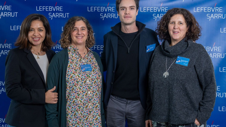 de izquierda a derecha liliana tamayo dborah cornejo javier martn ceo de renaiss y chus figueiras