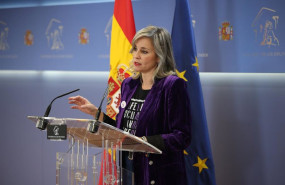 ep archivo   la portavoz del grupo parlamentario de sumar veronica martinez barbero durante una