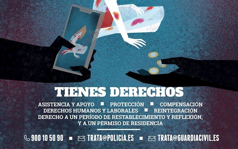 ep cartel de la campana europea contra la trata de seres humanos