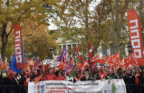 ep concentracion frente al ministerio de sanidad para exigir mayor reconocimiento profesional y
