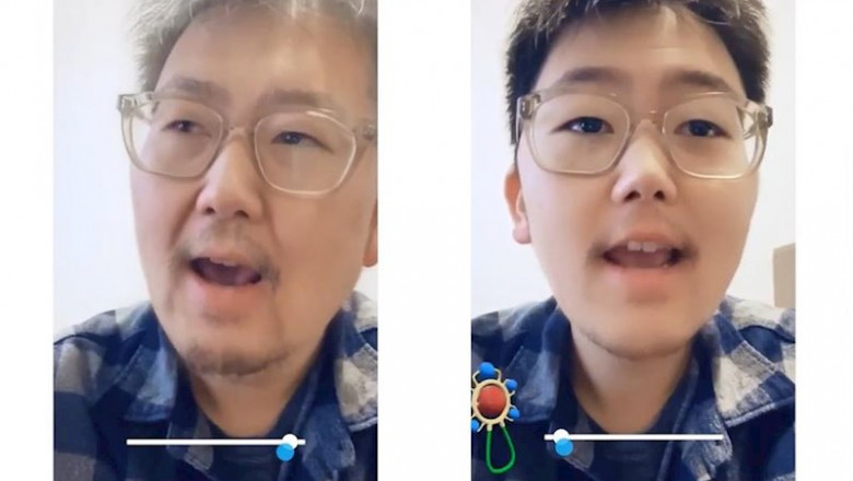ep ejemplo de la funcion time machine de snapchat que envejece derecha y rejuvenece izquierda la ep ejemplo de la funcion time machine de snapchat que envejece derecha y rejuvenece izquierda la