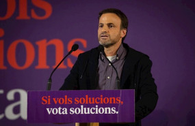 ep el candidato de los comuns al congreso por barcelona jaume asens durante el acto central de