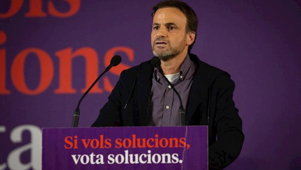 ep el candidato de los comuns al congreso por barcelona jaume asens durante el acto central de
