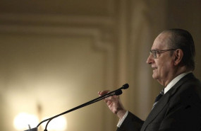 ep el expresidente del congreso y exministro de justicia landelino lavilla