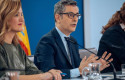 ep el ministro de la presidencia relaciones con las cortes y justicia felix bolanos durante la rueda