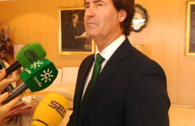 ep el presidente de la confederacion de empresarios de sevilla ces miguel rus en una atencion a