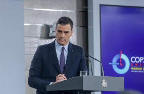 ep el presidente del gobierno en funciones pedro sanchez ofrece una rueda de prensa en el palacio de