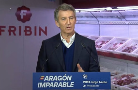 ep el presidente del pp alberto nunez feijoo en binefar