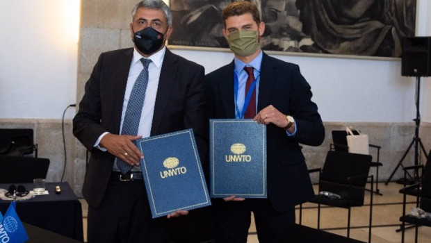 ep el secretario general de la organizacion mundial de turismo zurab pololikashvili y pablo lopez
