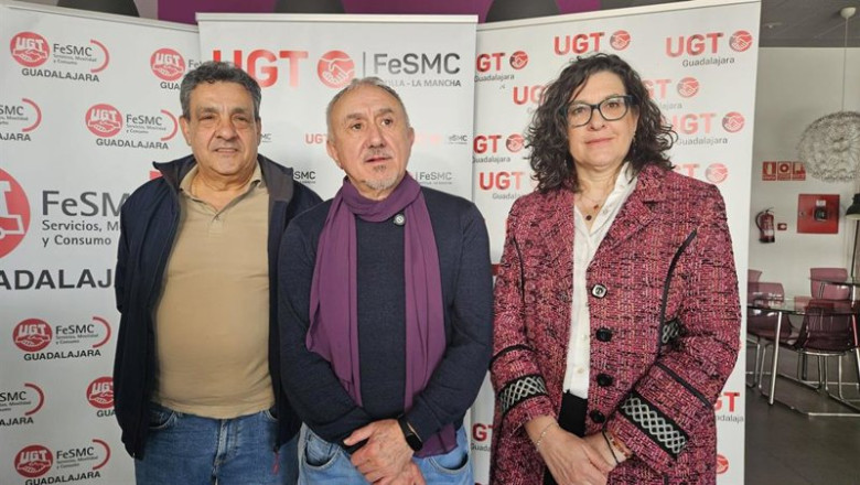 ep el secretario general de ugt pepe alvarez en azuqueca de henares