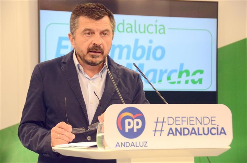 ep el vicesecretario general del pp-a toni martin en una imagen de archivo de una rueda de prensa