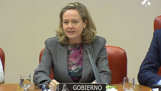 ep la ministra de asuntos economicos nadia calvino en el congreso el 9 de diciembre de 2020