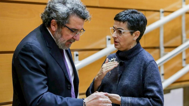 ep la ministra de asuntos exteriores union europea y cooperacion arancha gonzalez laya durante la